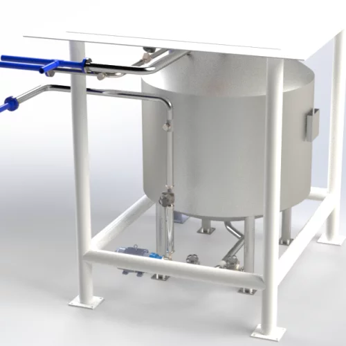 SKID COM SISTEMA AUTOMATICO DE TROCA TÉRMICA PARA RAMAIS DE PW WFI SKID COM SISTEMA AUTOMATICO DE TROCA TÉRMICA PARA RAMAIS DE PW WFI
